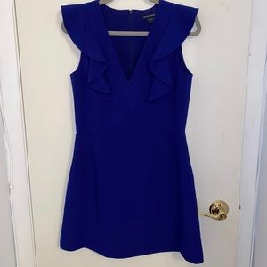 French Connection Ruffle V-Neck dress